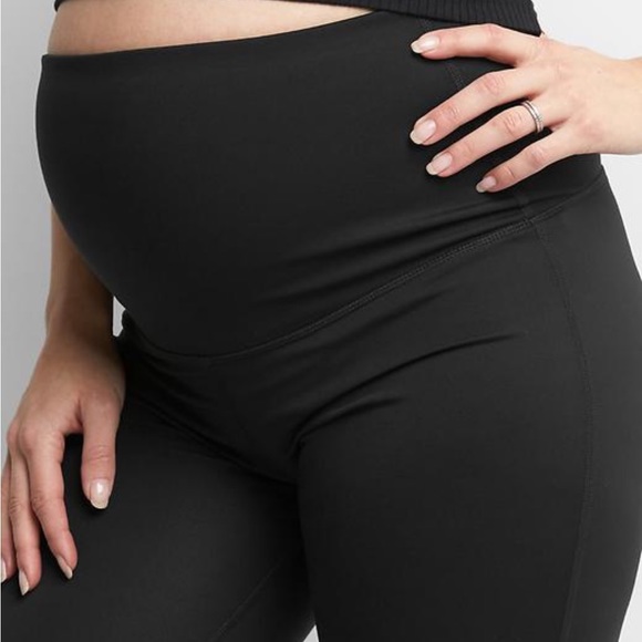 Gap maternity athletic blackout leggings-cropped - Picture 5 of 8